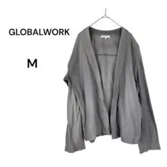 グローバルワーク GLOBAL WORK カーディガン Mグレー カジュアル