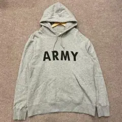 【R441】 ALPHA INDUSTRIES パーカー サイズL グレー 灰色