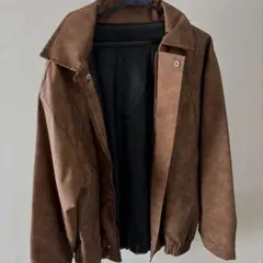 ブラウン革ジャケット