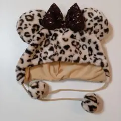 ディズニー ミニー ファンキャップ ヒョウ柄