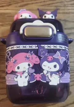 【大幅値下げ】マイメロ&クロミ　ストロー付きウォーターボトル(ストラップ付き)