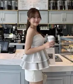 Lumiere Frilled Peplum Topのサムネイル