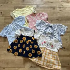ベビー服 トップスセット 6点　80 女の子　保育園　幼稚園　お着替え
