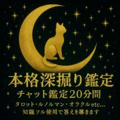 しっかり鑑定★チャット鑑定20分間 ＊占い放題【自分を整える1ヶ月カレンダー付】