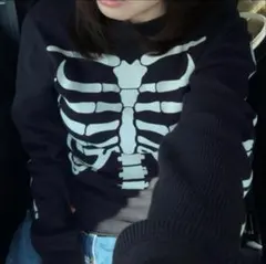 【S】Supreme Hanes Bones Thermal 骨 サーマル 黒のサムネイル
