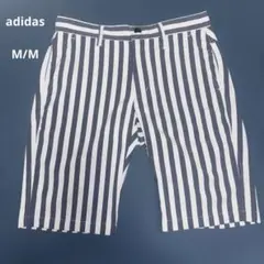 『美品』adidas ゴルフ ストライプ メンズショートパンツ　M/M