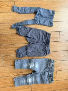 グレー ボトムス 3点セット 74センチ