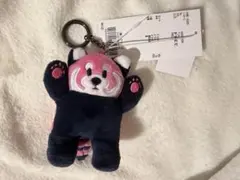 グラニフ　イカク　ミニチャーム　レッサーパンダ　ピンク 新品タグ付き