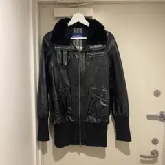 Burberry レザーアウター 黒