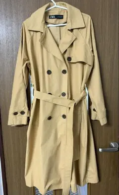 ZARA トレンチコート ベージュ Lサイズ