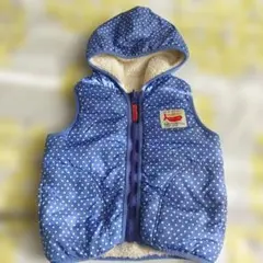 JUNK STORE ベビーベスト　リバーシブル　100