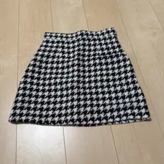 SHEIN 千鳥柄ミニスカート