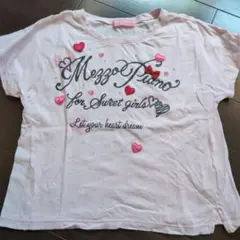 Mezzo Piano ハート柄 Tシャツ　150
