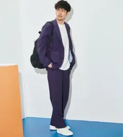 uniqlo×marni テーラードジャケット ワイドフィットタックパンツ