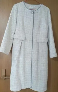 Misch Masch ツイード Aラインコート 　クリーニング済