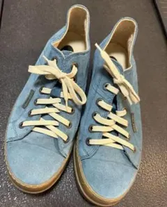 RUCO LINE ブルー スエード スニーカー 40