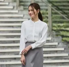 新品タグ付き◆ORIHICA美ラクるブラウス※定価6589円