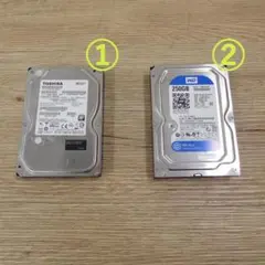値下げ【3.5インチ】500GB、250GB(TOSHIBA、WD Blue)