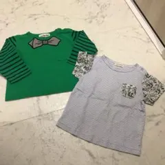 センスオブワンダー　ラブ&ピース&マネー　90cm Tシャツ　リバティ