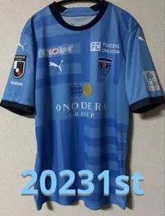 お値引き⇒2023横浜FC オーセンティックユニフォーム1st XL 【美品】のサムネイル