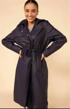 ■プチバトー　トレンチ　レイン　コート　防寒　防水　防風　L レディース