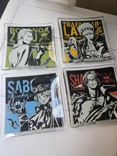 ワンピース キャラクター平皿 4枚セット 一番くじ