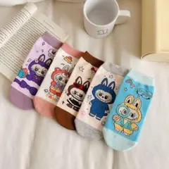 新品♡ラブブ♡キャラクターソックス♡靴下セット ５足セット