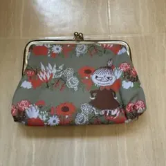 MOOMIN リトルミイ がま口ポーチ 花柄のサムネイル