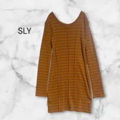 新品★SLY 2WAY CRUSHED CUT ショートワンピース サイズ2 M