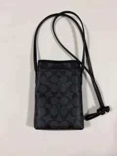 COACH シグネチャー ショルダーバッグ ブラック