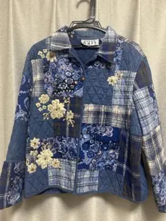 パッチワーク　ジャケット　keren hart