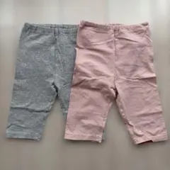 無印良品　レギンス2枚セット　100