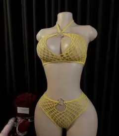 ビキニ風 セクシーランジェリ 紐 ブラ ショーツ