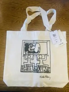 Keith Haring キャンバストートバッグのサムネイル
