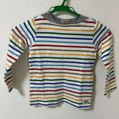 ミキハウス ストライプ 長袖Tシャツ 110