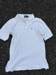 【90s】POLO RALPH LAURENホワイト ポロシャツ M