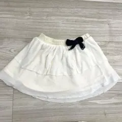 zara ベビー　スカート　80 ホワイト　リボン 女の子