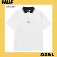 HUF 半袖　Tシャツ ポロシャツ　グレー　L 新品未使用