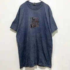 ギルダン Tシャツ 丸首 半袖 ハロウィン L 紺 綿 ポリ カジュアル