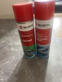 WURTH タイヤフォーム & アクティブガラスクリーナー 2本セットのサムネイル