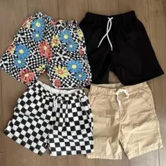 130 ハーフパンツ 4点セット