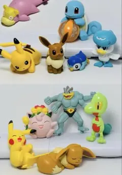 ミニ　10点　ポケモン　ソフビ　指人形　初代　モンコレ