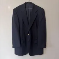 Burberry London 紺ブレ ホースロゴ 金ボタン モヘン混