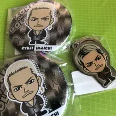 今市隆二　zone of gold 75mm 缶バッジ　メタルキーホルダー