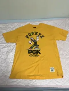 DGK x POPEYE コラボ Tシャツ イエロー Lサイズのサムネイル