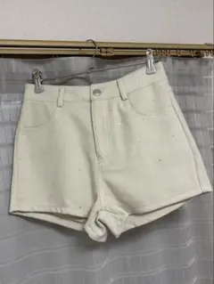 TITTY&CO. バックリボンラメショートパンツ