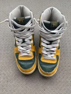 NIKE スニーカー エアジョーダン1 71 ハイカット グリーン/イエロー