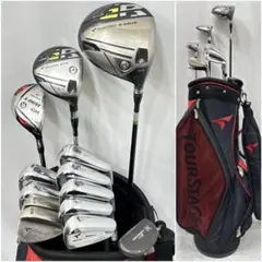 メンズ右利き初心者用　ツルヤ　ワンサイダー　ゴルフクラブセット　W-2989 メンズ右利き初心者用 ツルヤ ワンサイダー ゴルフクラブセット W-2989