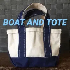 珍品／LLBEAN／ミニトート／NAVY／未使用デッドストック／アメリカ製