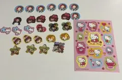 平成レトロ　女の子　フレークシール　ハローキティ